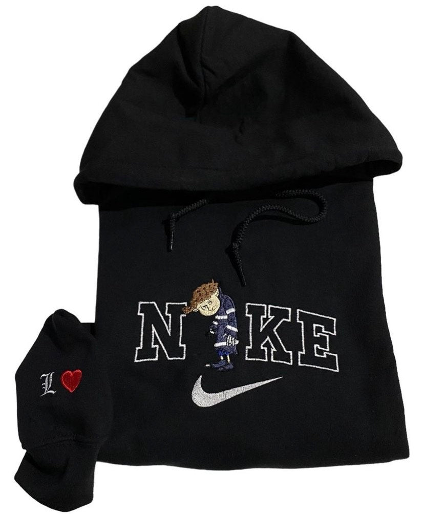 Coraline and Wybie Custom Embroidered Sweater