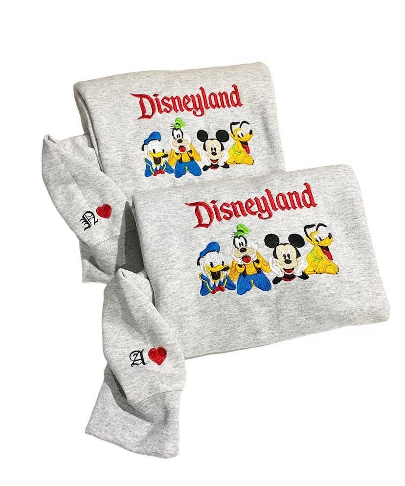 Mickey and Friends Custom Embroidered Sweater