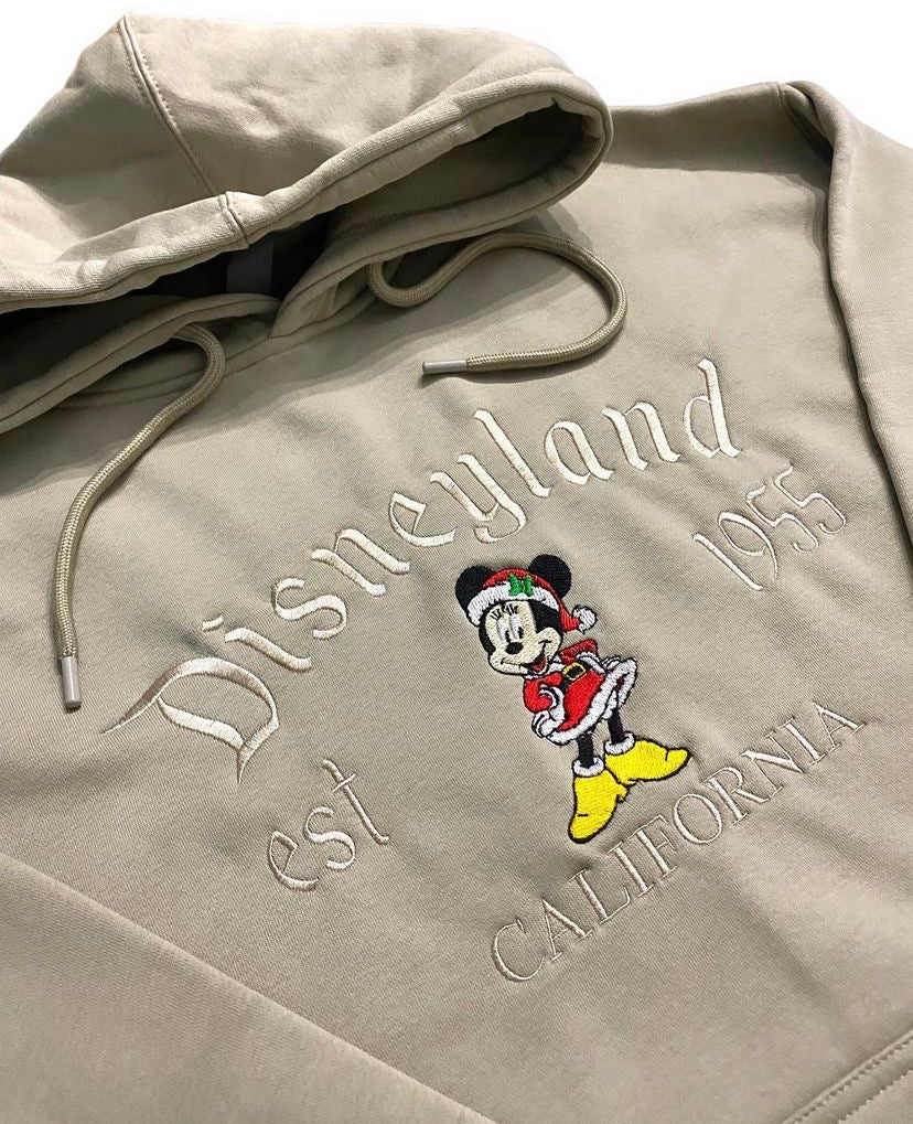 Mickey and Minnie Chrostmas Custom Embroidered Sweater